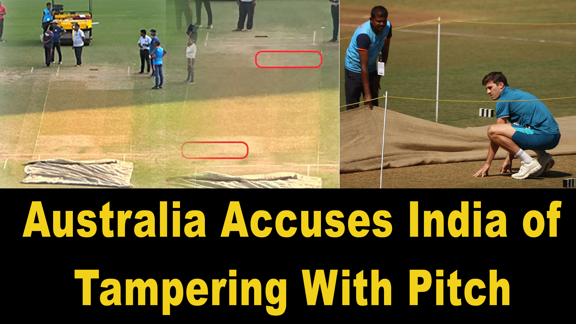 Ind vs Aus Pitch: Australia Accuses India of Tampering With Pitch, Appeals to ICC 